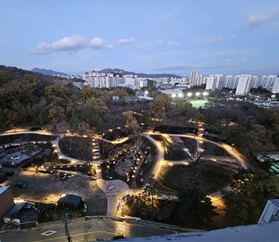 수국정원 조성 사진 이미지