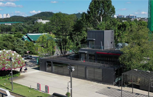 카페 기차가 있는 풍경 이미지 1