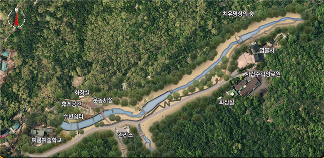 수락산 벽운계곡 조감도